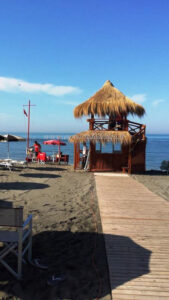Chiosco in paglia Spiaggia