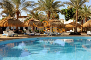 Ombrelloni in Paglia Africana misura 2,40 x 2,40 mt